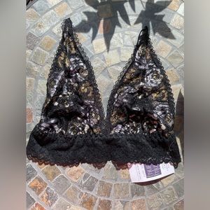 Hanky Panky Floral π₯ Lace Triangle Bralette